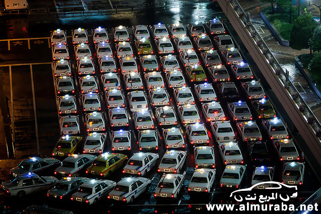 شاهد كيف يعمل "تاكسي" اليابان داخل المدن والعدل بين العاملين فيه بالصور Japanese taxis 21