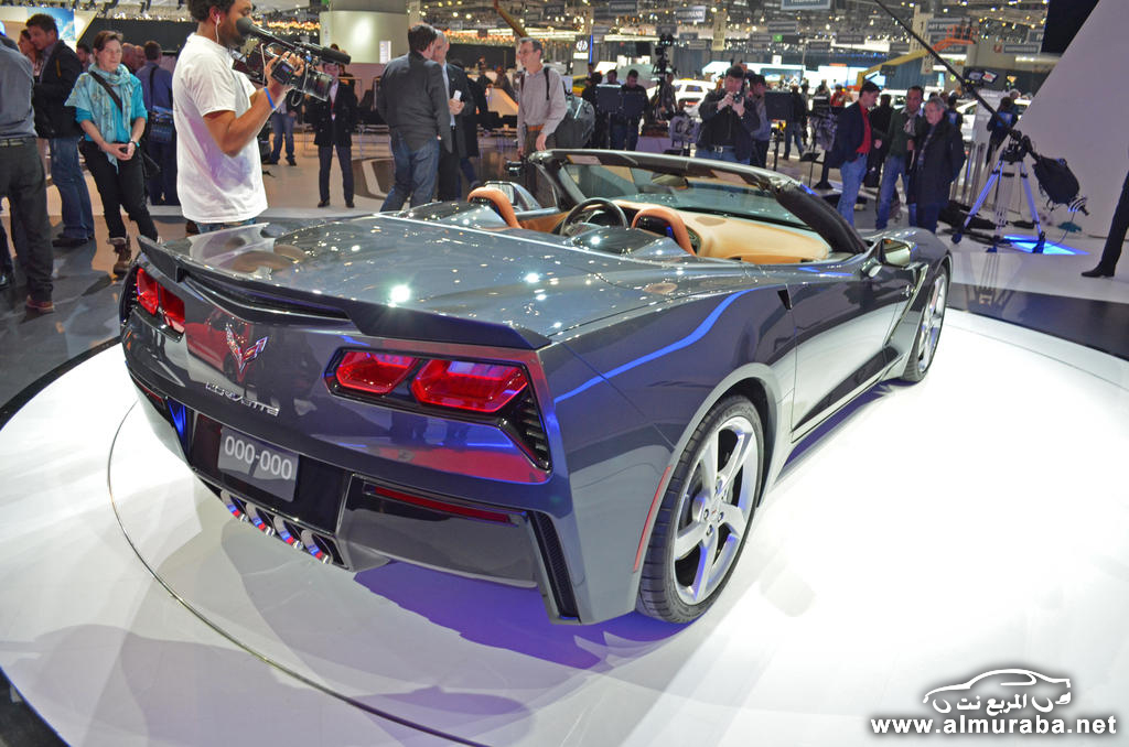 كورفيت ستينجراي المكشوفة 2014 تكشف نفسها في معرض جنيف للسيارات Corvette Stingray 26