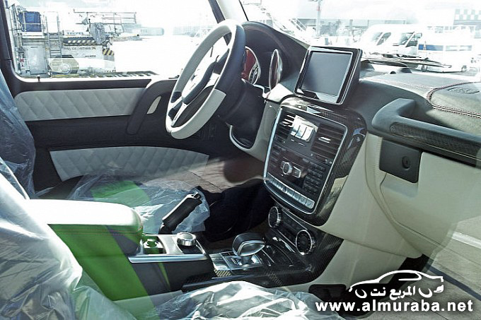 مرسيدس الضخمة المخصصة لدول الخليج ذات الستة عجلات بالصور Mercedes G63 AMG 9