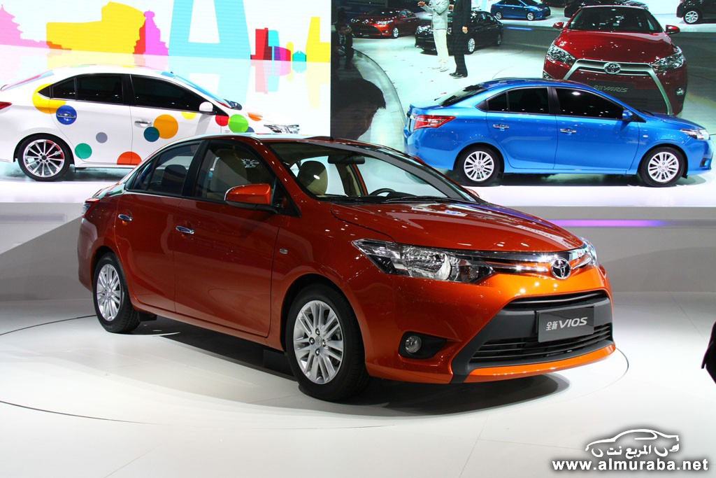 تويوتا يارس 2014 تدشن نفسها في معرض شنغهاي بالصين بأسم "فيوس" Toyota Yaris 1