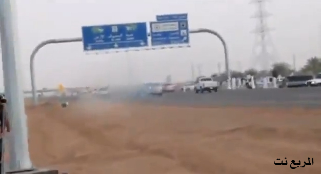 حادث تفحيط شنيع وتطاير اشلاء لمفحط على طريق حائل الجوف صباح اليوم بالصور والفيديو