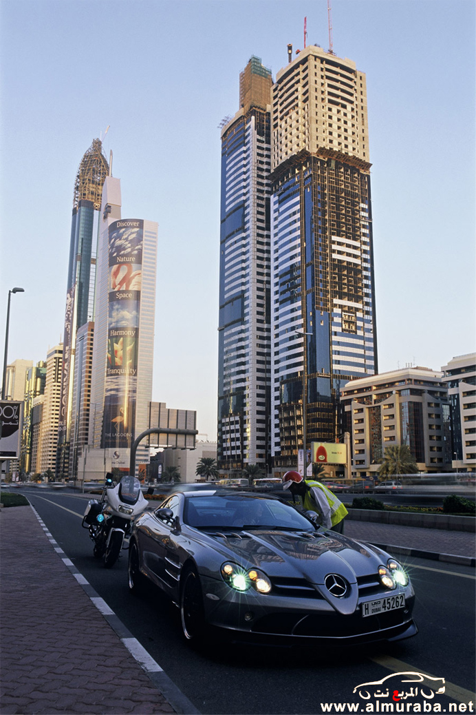 مرسيدس ماكلارين اس ال ار 722 تتواجد في دبي بنسخة خاصة Mercedes-McLaren SLR 722 4