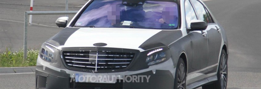 مرسيدس بانوراما 2014 اس كلاس الجديدة في اول صور تجسسية من الداخل والخارج Mercedes 2014 25
