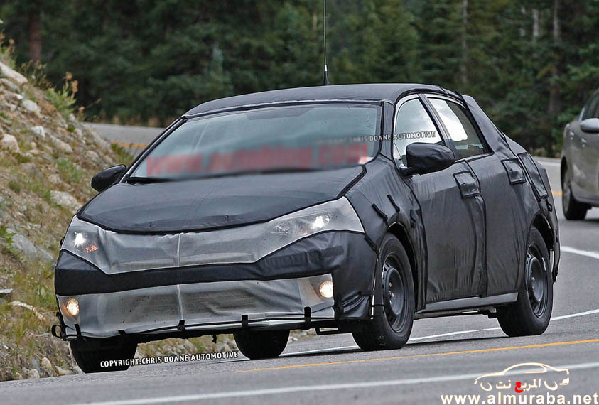 كورولا 2014 تويوتا في اول صور تجسسية لها بالشكل الجديد حصرياً Toyota Corolla 2014 5