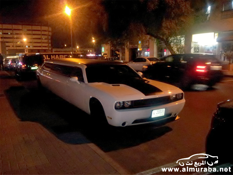 دودج تشالنجر اس ار تي ليموزين الوحيدة من اصل خمس سيارات في العالم تتواجد بمدينة دبي بالصور 7