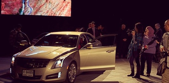 كاديلاك ايه تي اس 2013 الجديدة تتواجد في الإمارات اخيراً في احتفال اقامته كاديلاك Cadillac ATS 2013 1