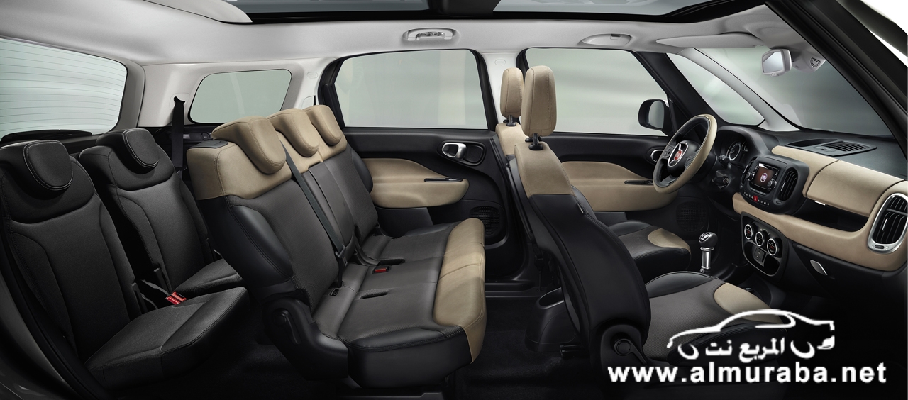 فيات تعلن رسمياً عن نموذج السبع مقاعد من موديل 500L الجديدة Fiat 2014 7