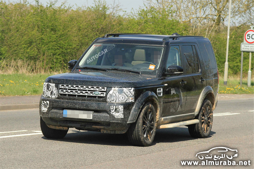 التقاط اول صور تجسسية لسيارة لاند روفر ديسكفري 2014 الجديدة Land Rover Discovery 7