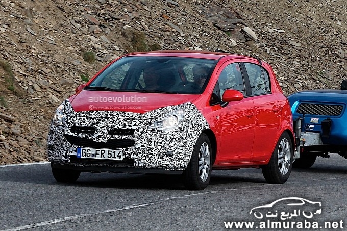 لقطات مسربة تظهر تعديلات جديدة في تصميم سيارة اوبل كورسا Opel Corsa 11
