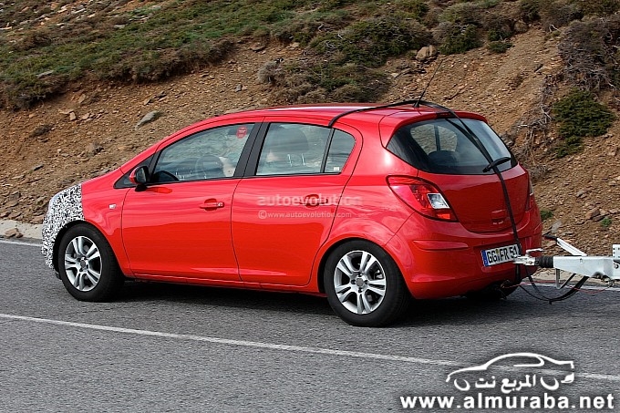 لقطات مسربة تظهر تعديلات جديدة في تصميم سيارة اوبل كورسا Opel Corsa 14