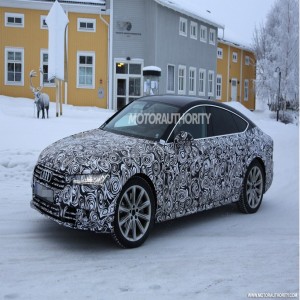لقطات تجسسية تكشف سيارة Audi القادمة أودي A7 طراز 2015 1