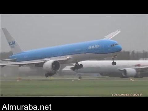 “فيديو” الهواء يتلاعب بطائرة ركاب كادت ان تسبب بكارثة في هبوطها