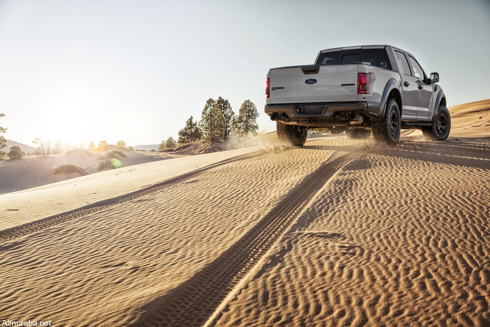 The all-new Ford F-150 Raptor (SuperCrew model pictured) boasts its first-ever true dual exhaust and new 17-inch wheels with next-generation BFGoodrich All-Terrain KO2 tires designed for off-road performance.