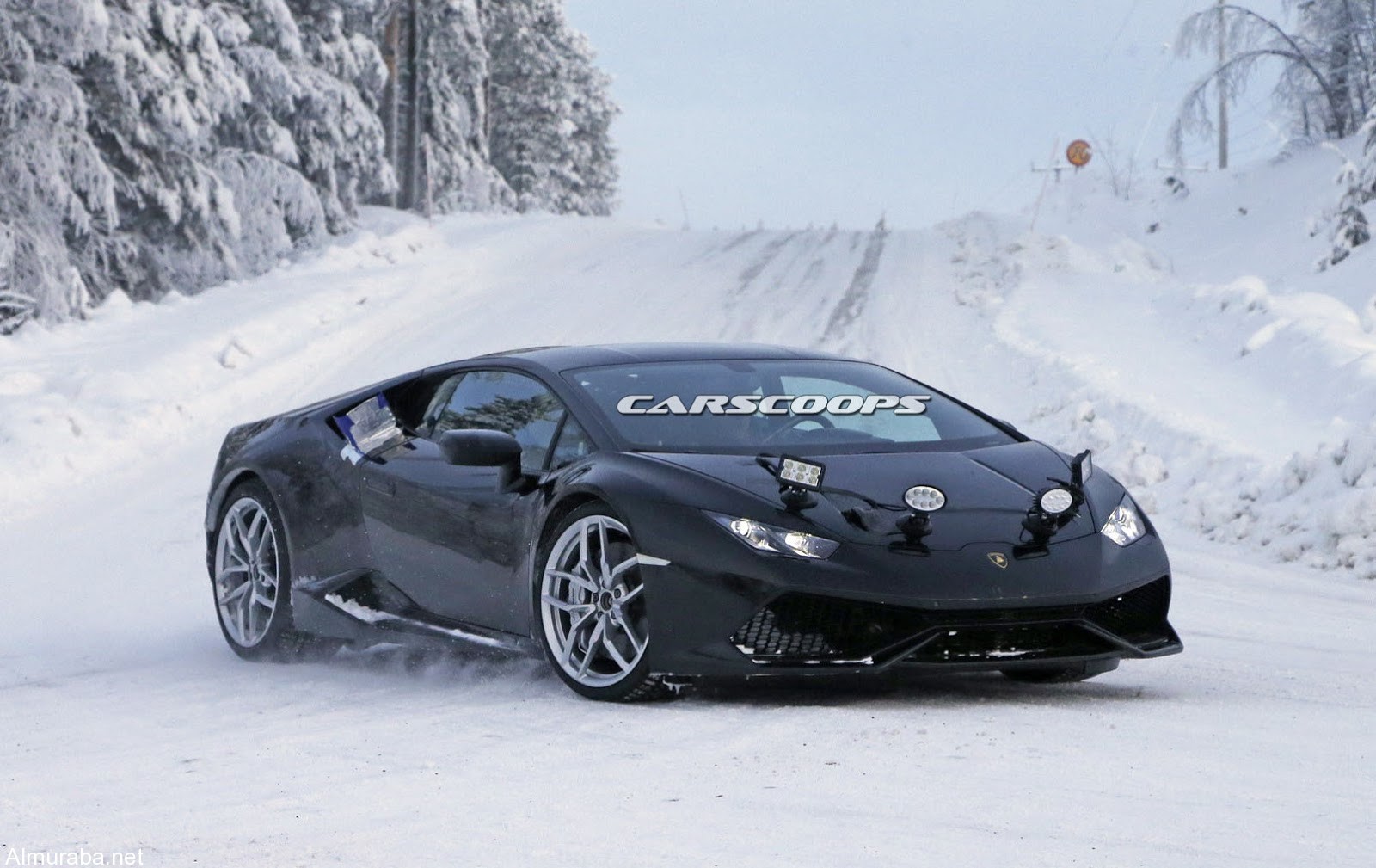 "صور تجسسية" لسيارة لامبورجيني هوراكان القادمة Lamborghini 4