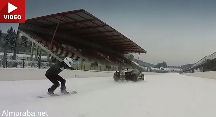 “فيديو” التزلج على الجليد مع نيسان جي تي ار