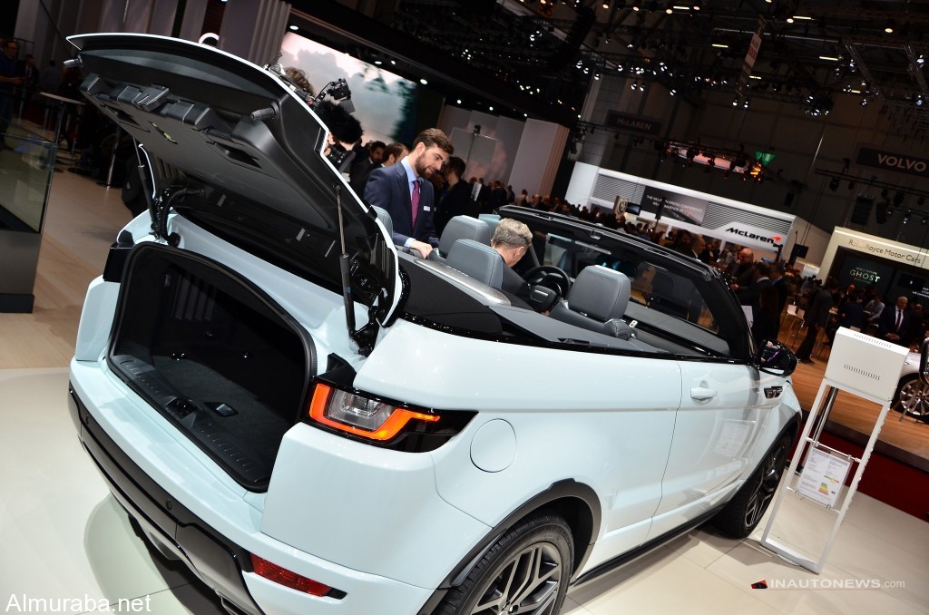 إطلاق طراز السقف المتحرك لسيارة "رينج روفر" إيفوك بمعرض سيارات جنيف Range Rover 2017 7