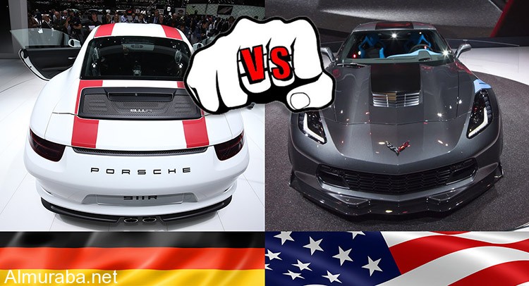 “استطلاع” بورش 911R أم “كورفيت جراند سبورت أي سيارة فيهما تفضلون؟ Porsche Vs Corvette