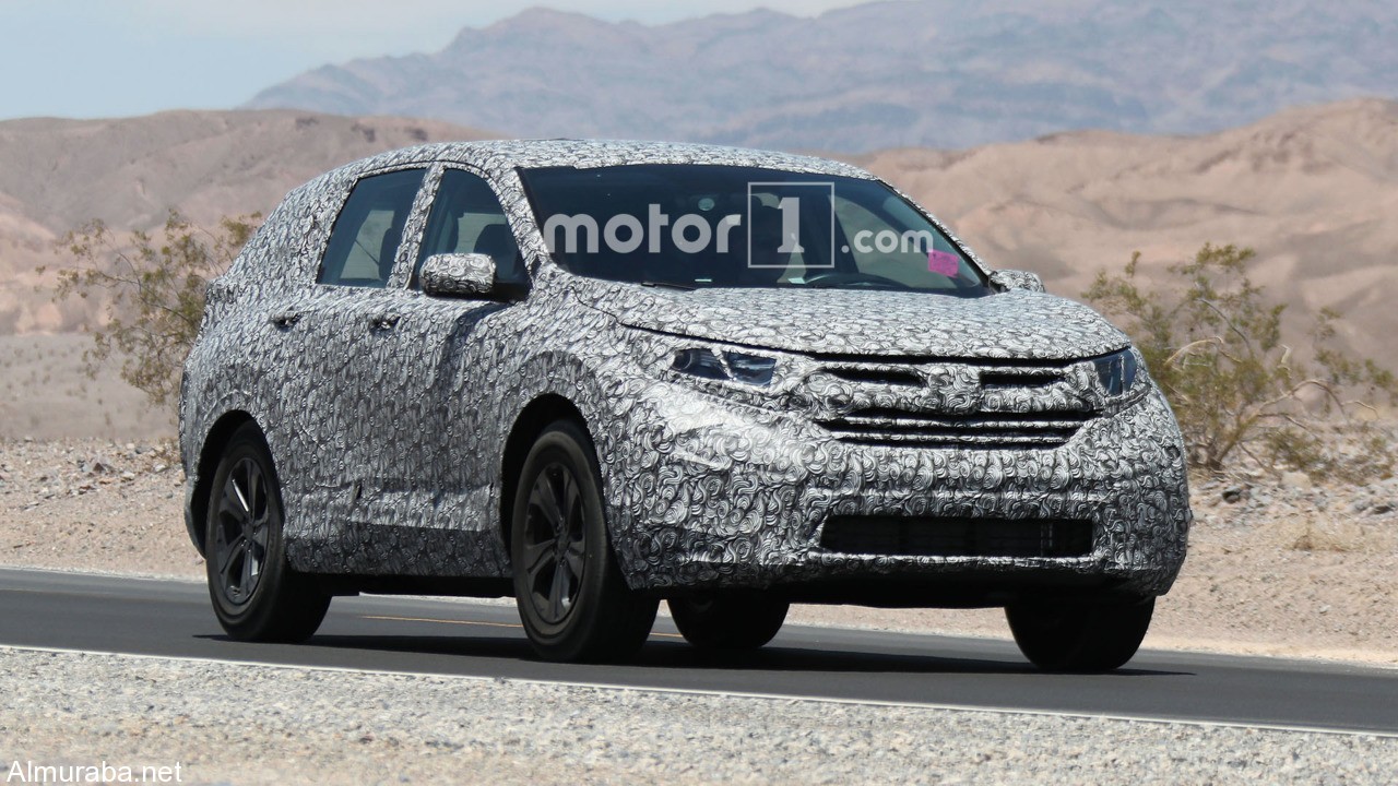 "صور تجسسية" لهوندا CR-V موديل 2018 أثناء اختبارها في الصحراء Honda 3