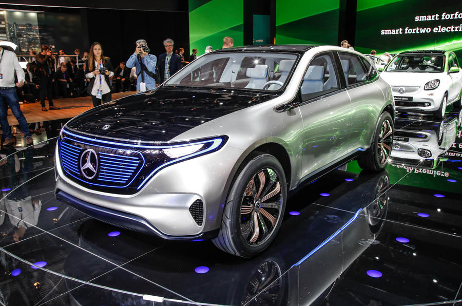 "بالصور" مرسيدس تكشف عن جينيريشن EQ كونسيبت الكهربائية في معرض سيارات باريس Mercedes Generation 3