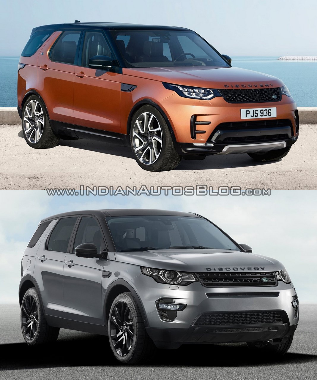 2017-land-rover-discovery-vs-land-rover-discovery-sport-front-three-quarters-right-side