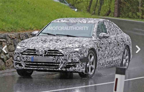 "فيديو وصور تجسسية" للقادمة أودي A8 موديل 2018 أثناء اختبارها بألمانيا Audi 2