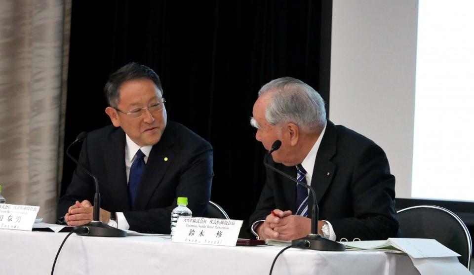 تويوتا وسوزوكي تعلنان عن بدء التعاون تجاه تحقيق شراكة تجارية