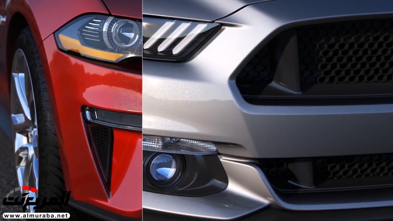 "مقارنة تصويرية" بين موديلي "فورد" موستنج 2017 و 2018 Ford Mustang 92