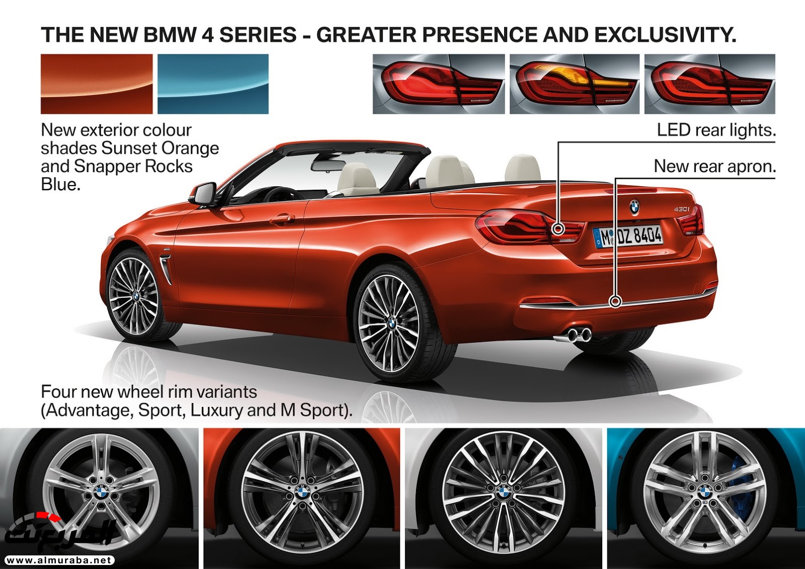 "بالصور" بي إم دبليو تكشف عن عائلة الفئة الرابعة 2018 بتحديثات منتصف العمر BMW 4-Series 3