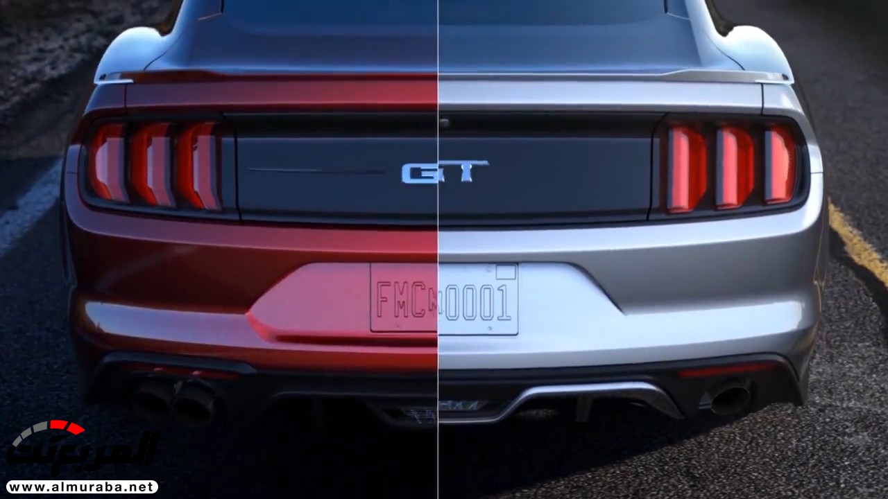 "مقارنة تصويرية" بين موديلي "فورد" موستنج 2017 و 2018 Ford Mustang 90