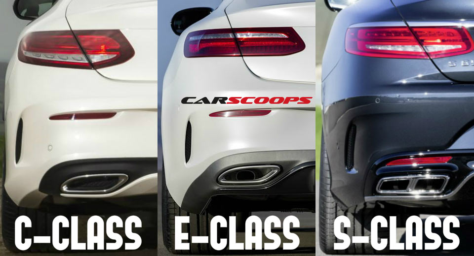 شاهد لأي مدى تتشابه “مرسيدس” E-Class كوبيه الجديدة مع C-Class وS-Class