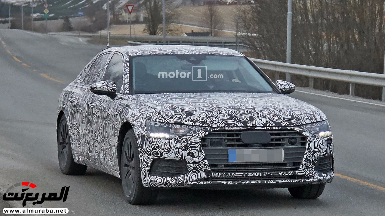 "صور تجسسية" لأول مرة أثناء اختبار الجيل القادم من "أودي" Audi 2019 A6 2