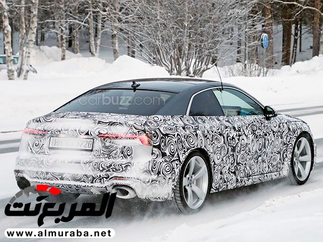 "صور تجسسية" أثناء إجراء الاختبارات الشتوية على الجيل القادم من "أودي" Audi 2018 RS5 36