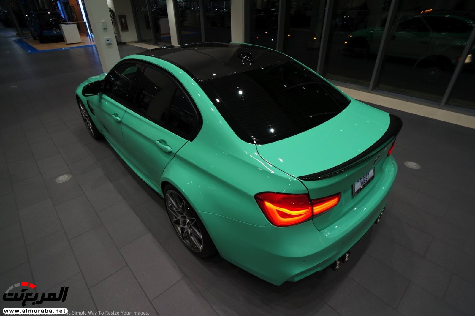 "بالصور" شاهد "بي إم دبليو" F80 M3 الخاصة بطلاء النعناع الأخضر BMW 95