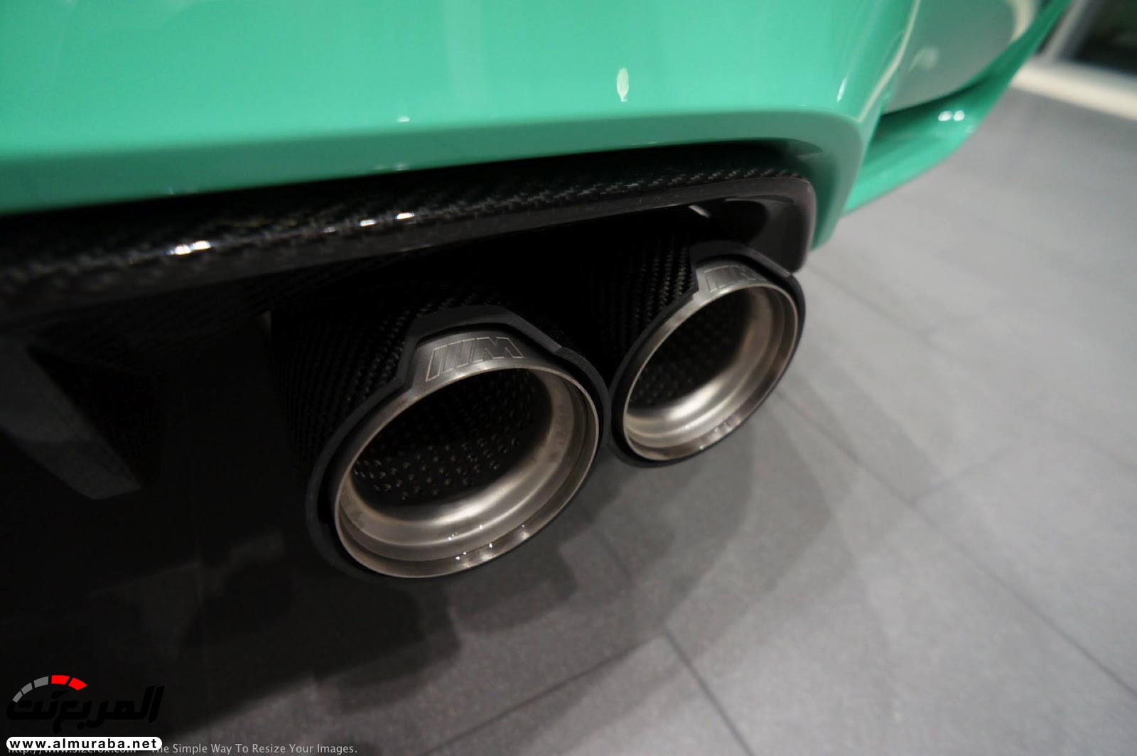 "بالصور" شاهد "بي إم دبليو" F80 M3 الخاصة بطلاء النعناع الأخضر BMW 107