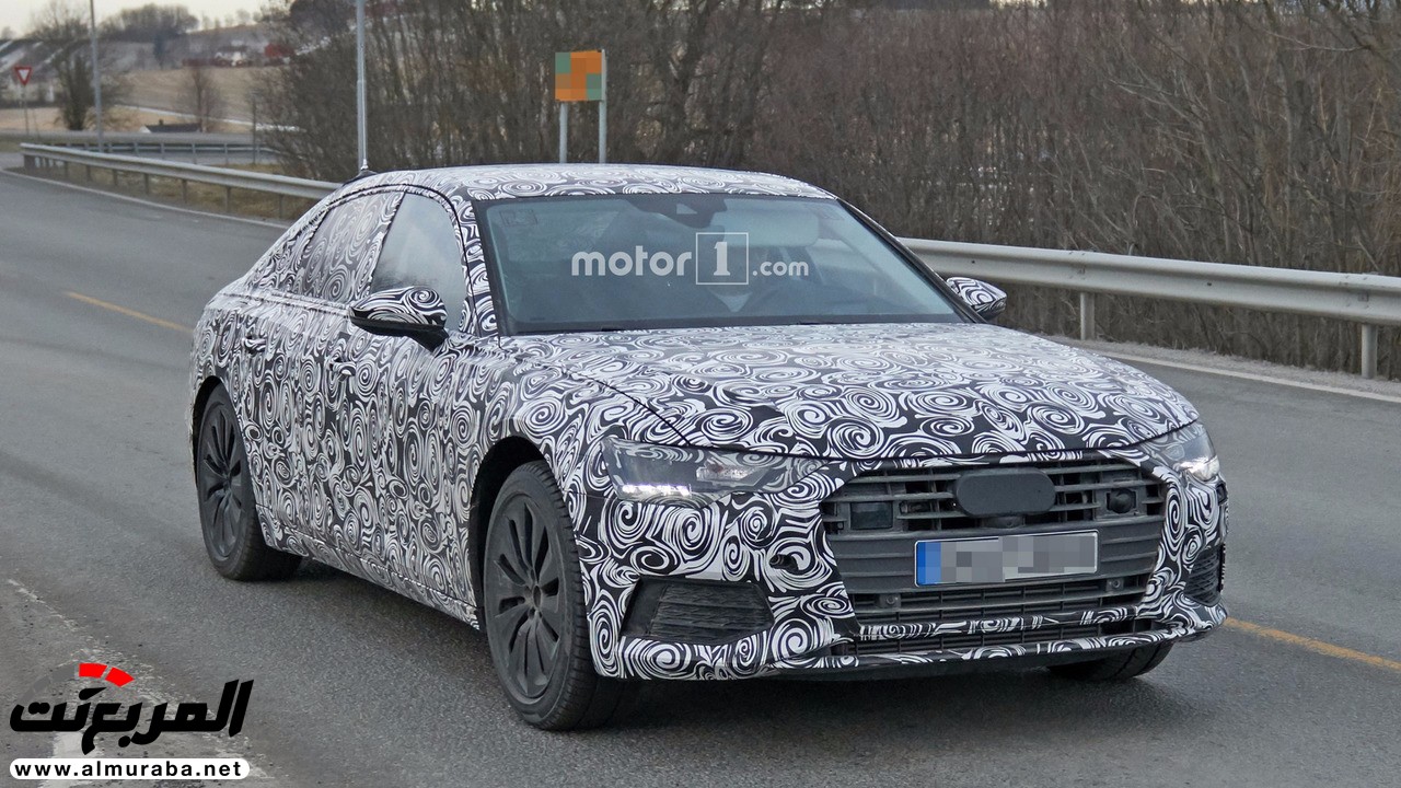 "صور تجسسية" لأول مرة أثناء اختبار الجيل القادم من "أودي" Audi 2019 A6 3