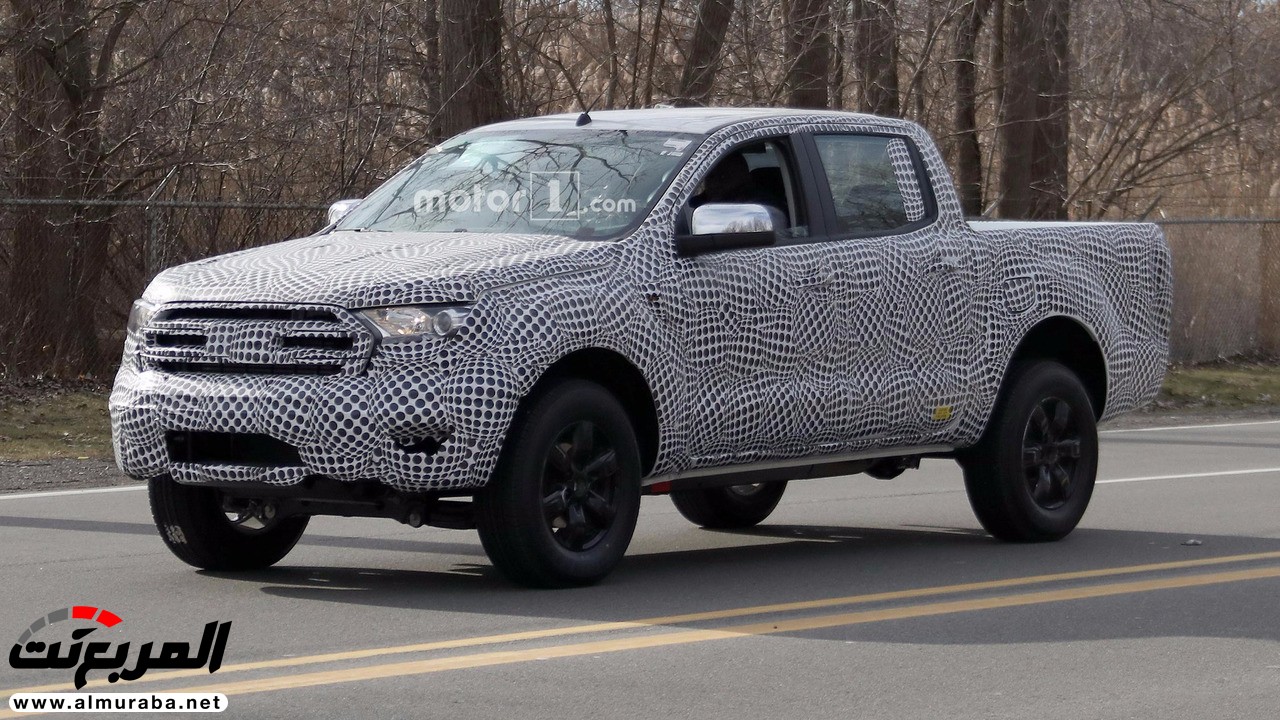 "صور تجسسية" للمرة الأولى أثناء تطوير شاحنة بيك أب "فورد" رينجر 2019 بالولايات المتحدة Ford Ranger 21