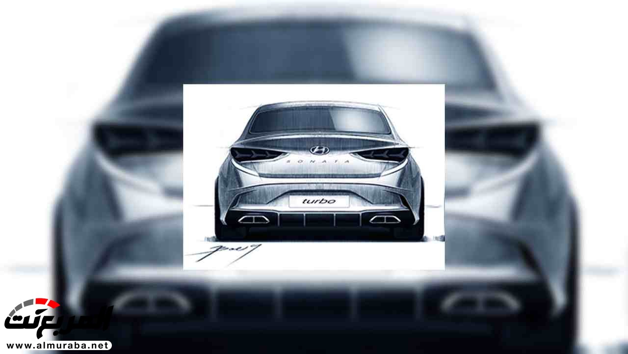 "هيونداي" تصدر رسومات تشويقية لفيس ليفت سوناتا Hyundai Sonata 2018 12