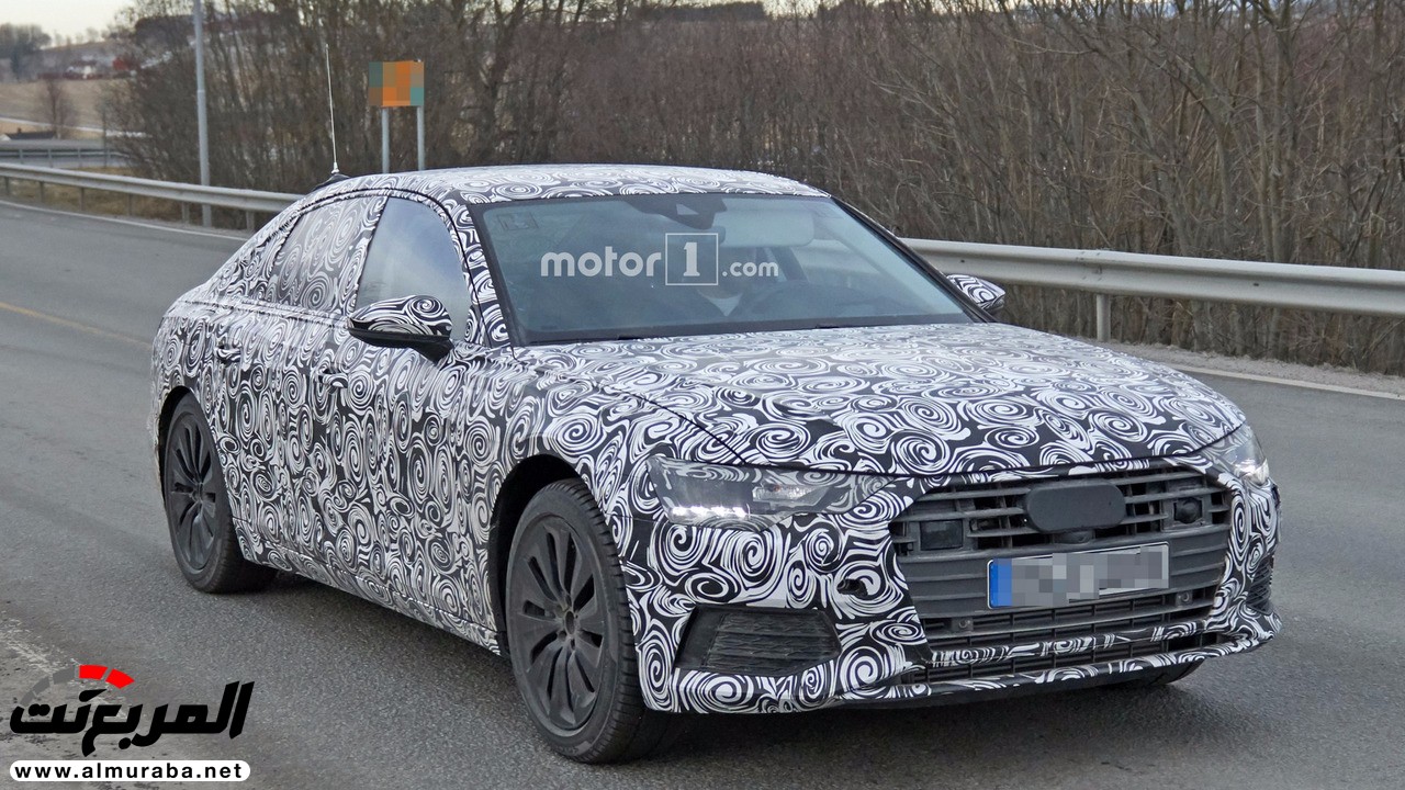 "صور تجسسية" لأول مرة أثناء اختبار الجيل القادم من "أودي" Audi 2019 A6 5