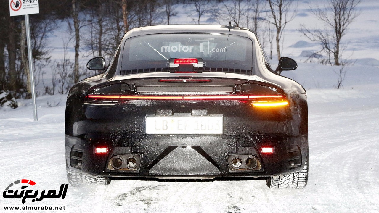 "صور تجسسية" أثناء اختبار نماذج اختبارية لبورش 911 الجيل القادم Porsche 2019 156