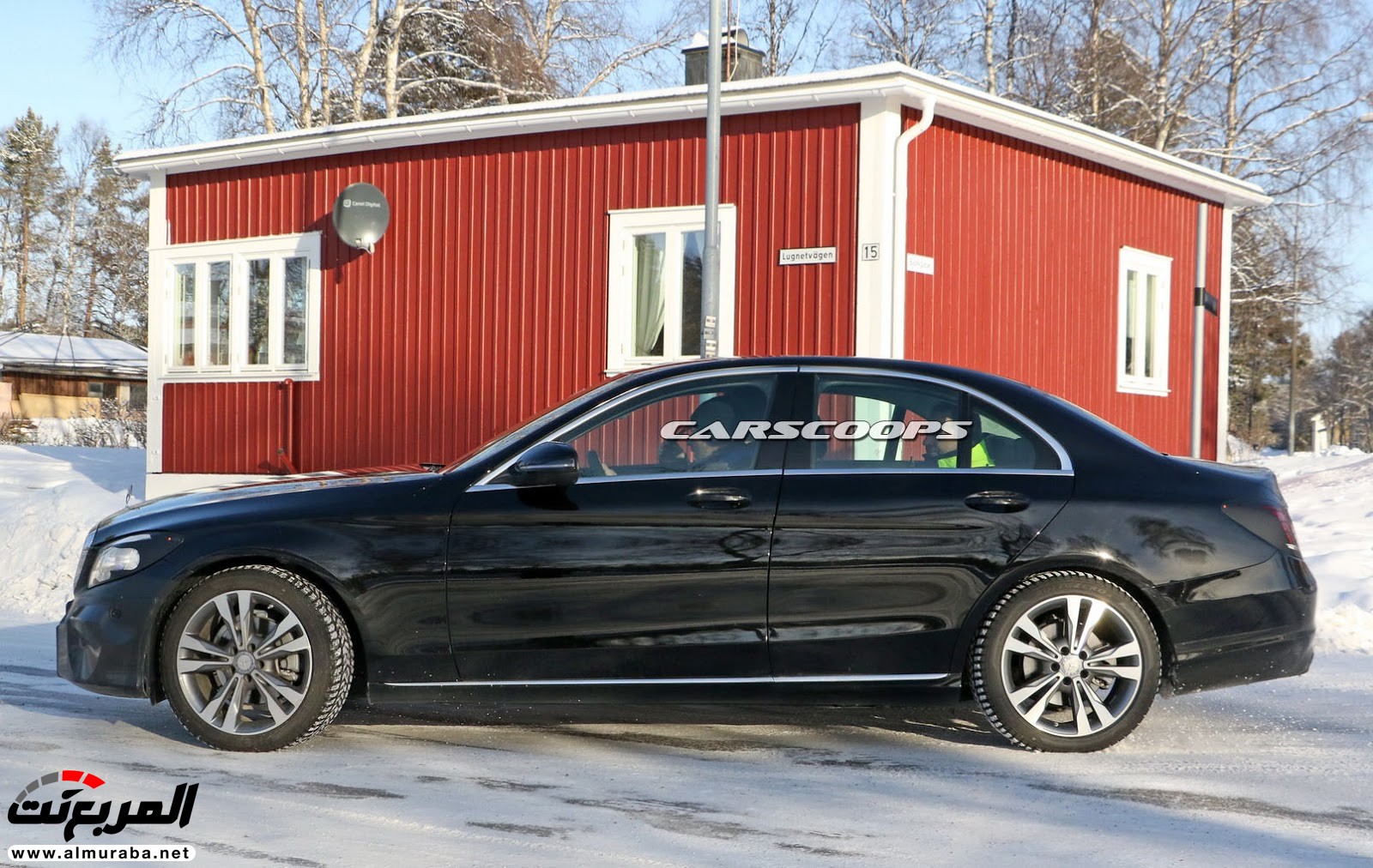 "صور تجسسية" أثناء اختبار فيس ليفت "مرسيدس بنز" سي كلاس بمصابيح محدّثة Mercedes-Benz C-Class 2018 9
