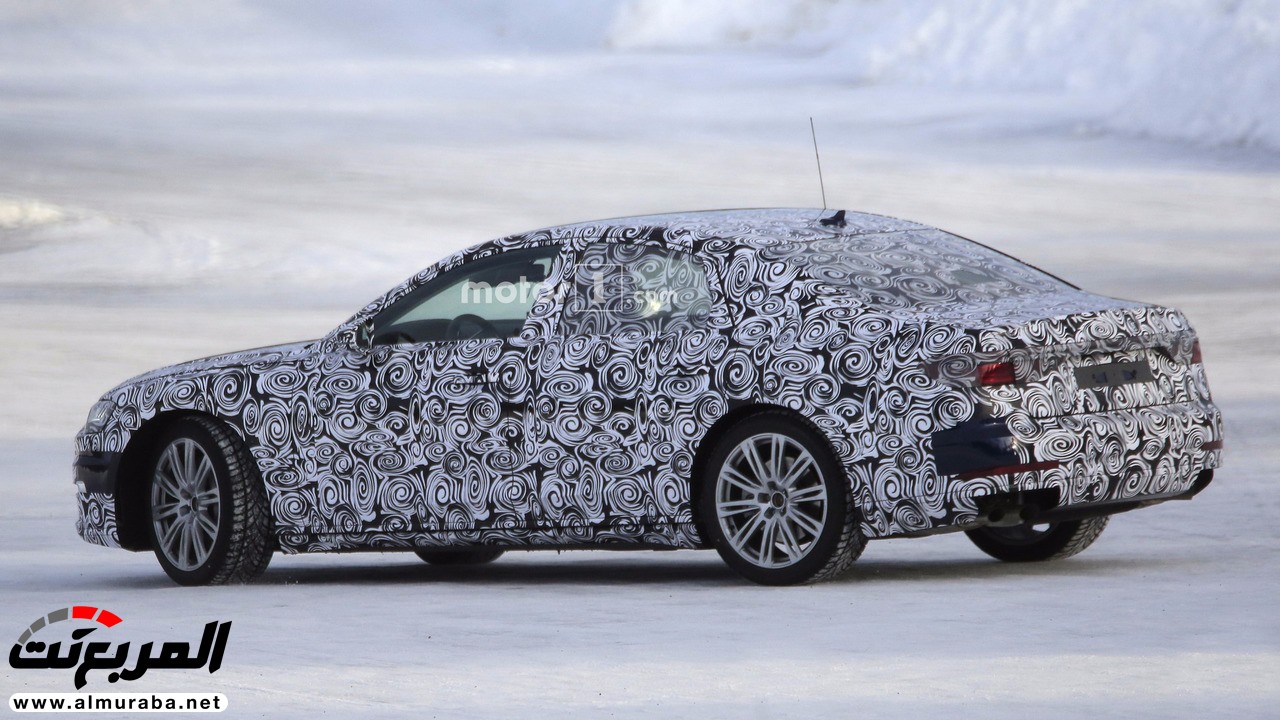 "صور تجسسية" أثناء إجراء الاختبارات الشتوية على نسخة الأداء "أودي" Audi 2019 S8 9