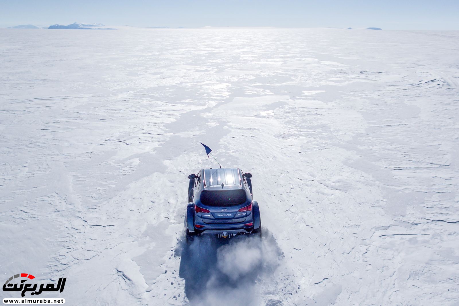"هيونداي سانتا في" تنجح للمرة الأولى في العالم بإجتياز الكثبان الثلجية في الأنتاركتيكا! 64