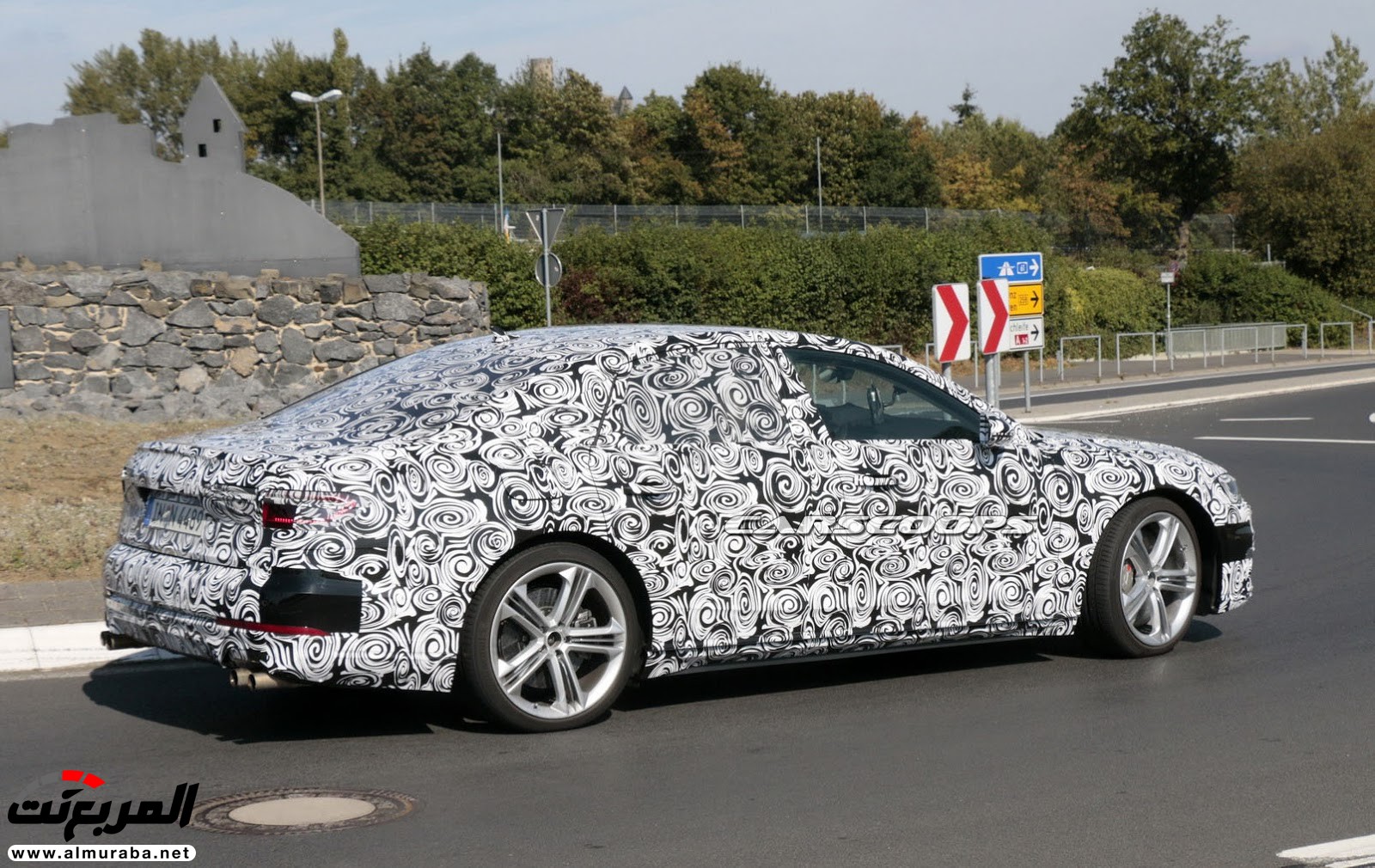 اودي A8 2018 الجديدة كلياً تظهر خلال اختبارها وقبل تدشينها رسمياً "صور وفيديو" Audi A8 18