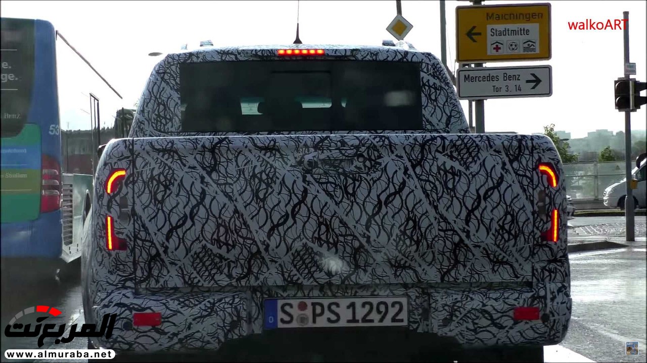 شاحنة بيك أب مرسيدس بنز إكس كلاس تُرصد أثناء اختبارها [صور وفيديو] 4