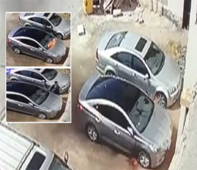 “فيديو” شاهد قيام أحد الأشخاص بإشعال النار في أحد السيارات الفارهة بمحافظة تبوك