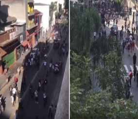 “فيديو” شاهد قيام سيارة بدهس عدد من المتزلجين على الألواح في مدينة ساو باولو