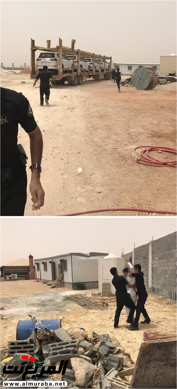 شرطة الرياض تلقي القبض على 3 أشخاص لتورطهم في السطو على شاحنة نقل تحمل مركبات فاخرة 3