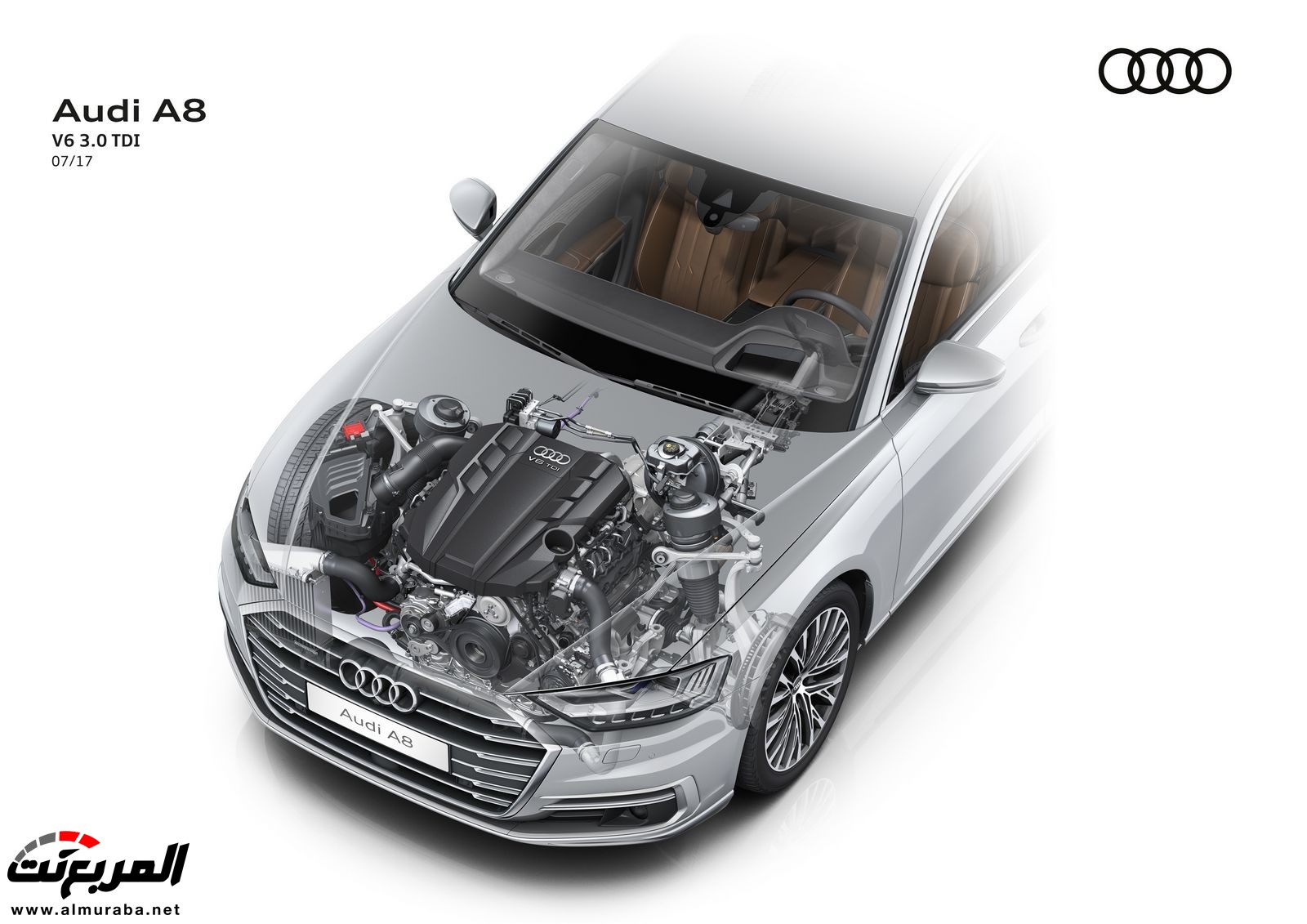 أودي A8 2018 الجديدة كلياً تكشف نفسها بتصميم وتقنيات متطورة "معلومات + 100 صورة" Audi A8 94