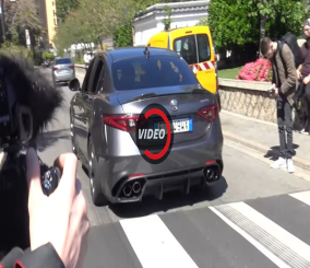 "فيديو" شاهد ألفا روميو جوليا تجوب شوارع موناكو Alfa Romeo Giulia Quadrifoglios 7