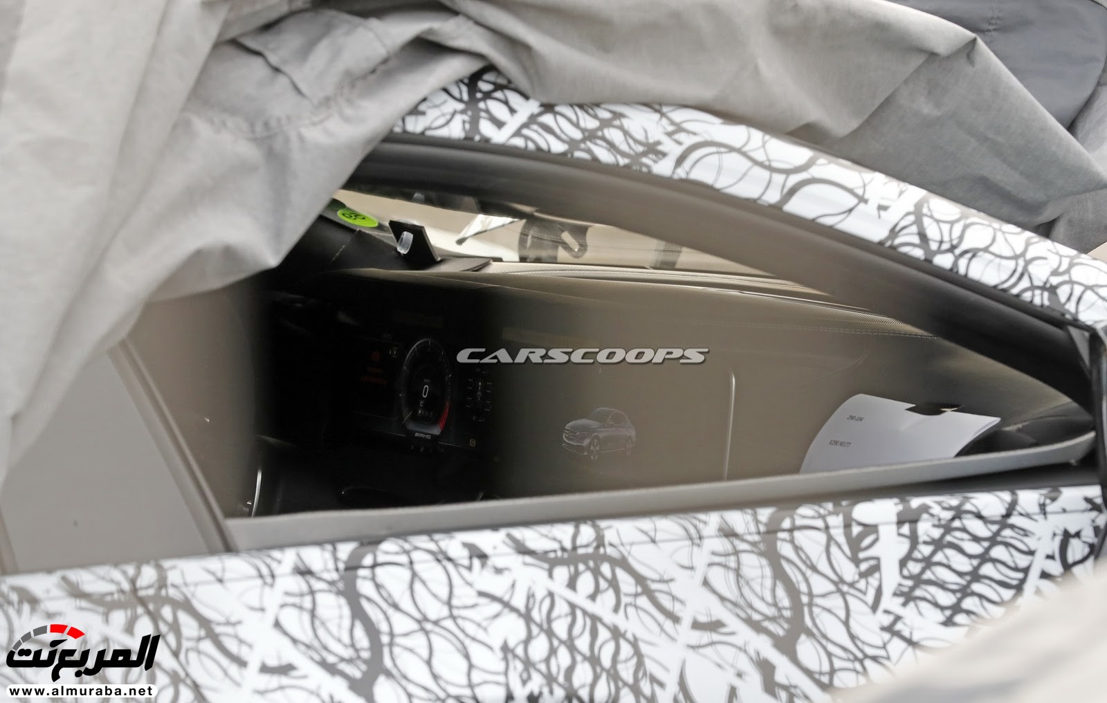 مرسيدس GT4 AMG تنكشف مقصورتها ومحركها أثناء اختبارها 8